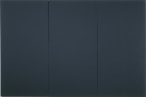 Untitled [matte black triptych]